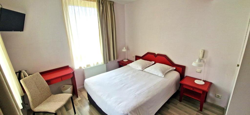 Postel nebo postele na pokoji v ubytování Beau Rivage