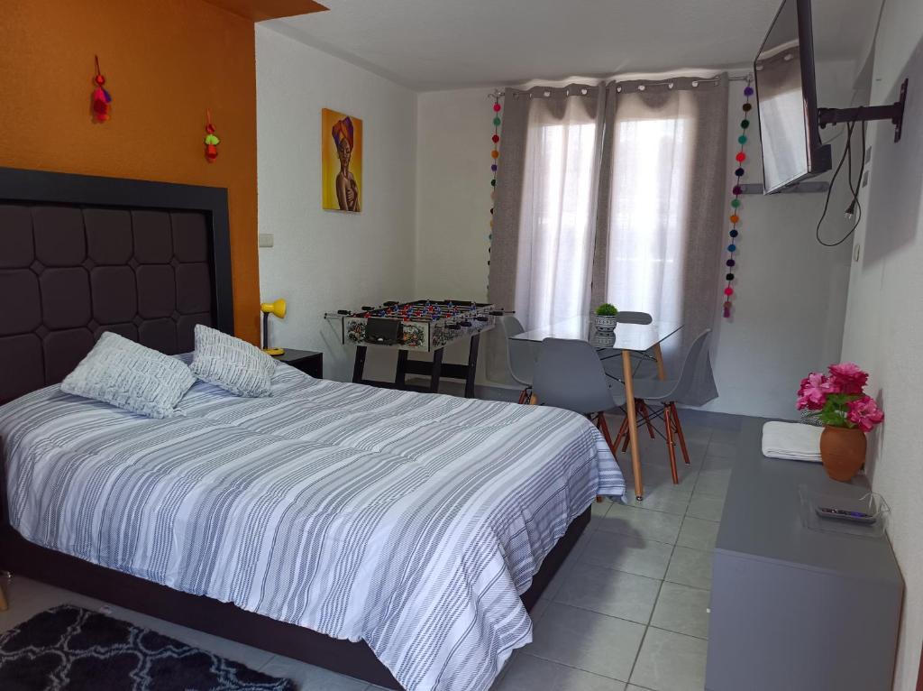 Hospedaje San Benito - Studio -appartement Met één Tweepersoonsbed