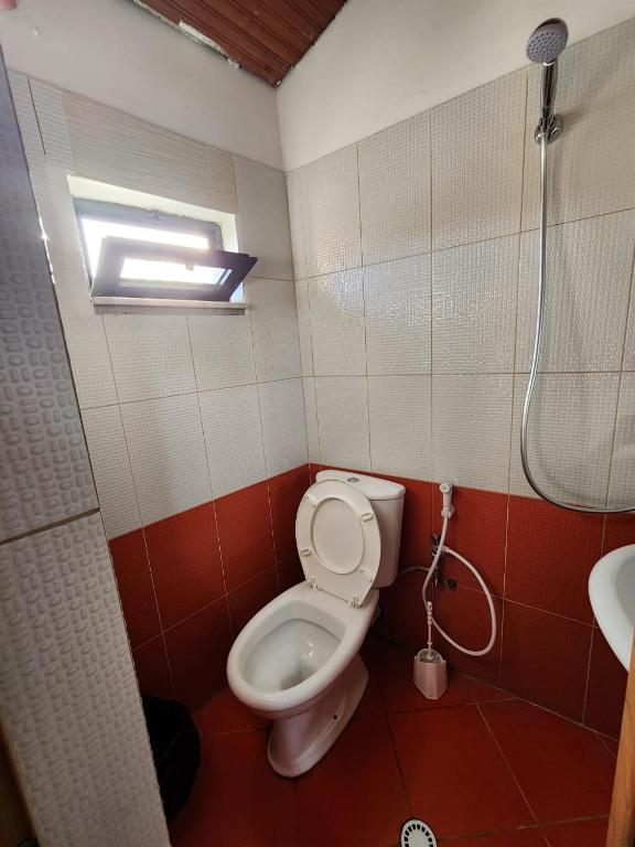 Koupelna v ubytování Hotel La Villa