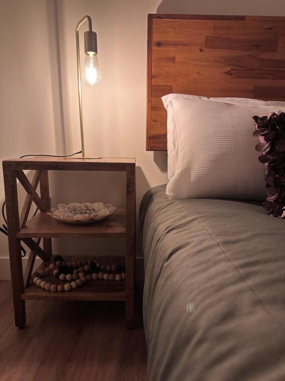 Postel nebo postele na pokoji v ubytování Andas cabin CITQ#313550