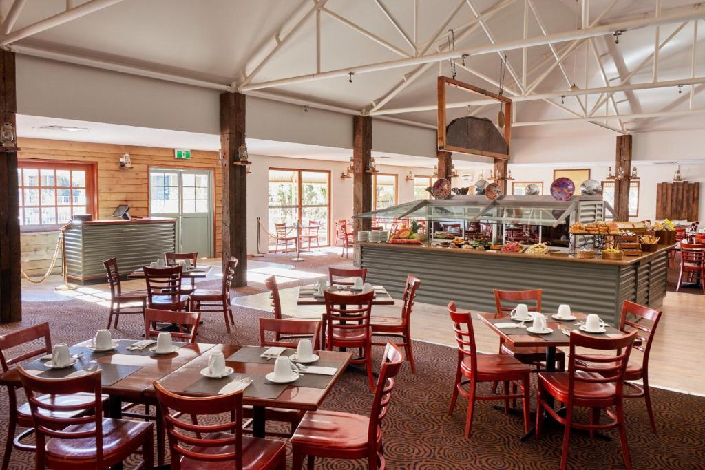 Restaurace v ubytování Outback Lodge
