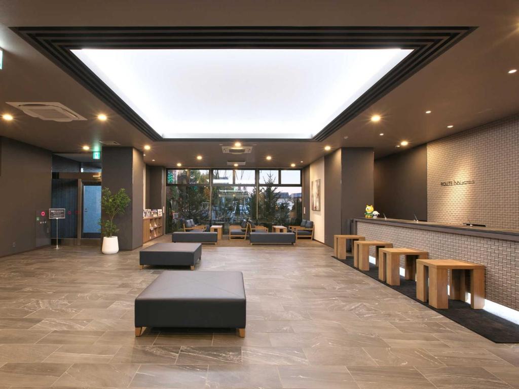 Posezení v ubytování Hotel Route Inn Kuwana