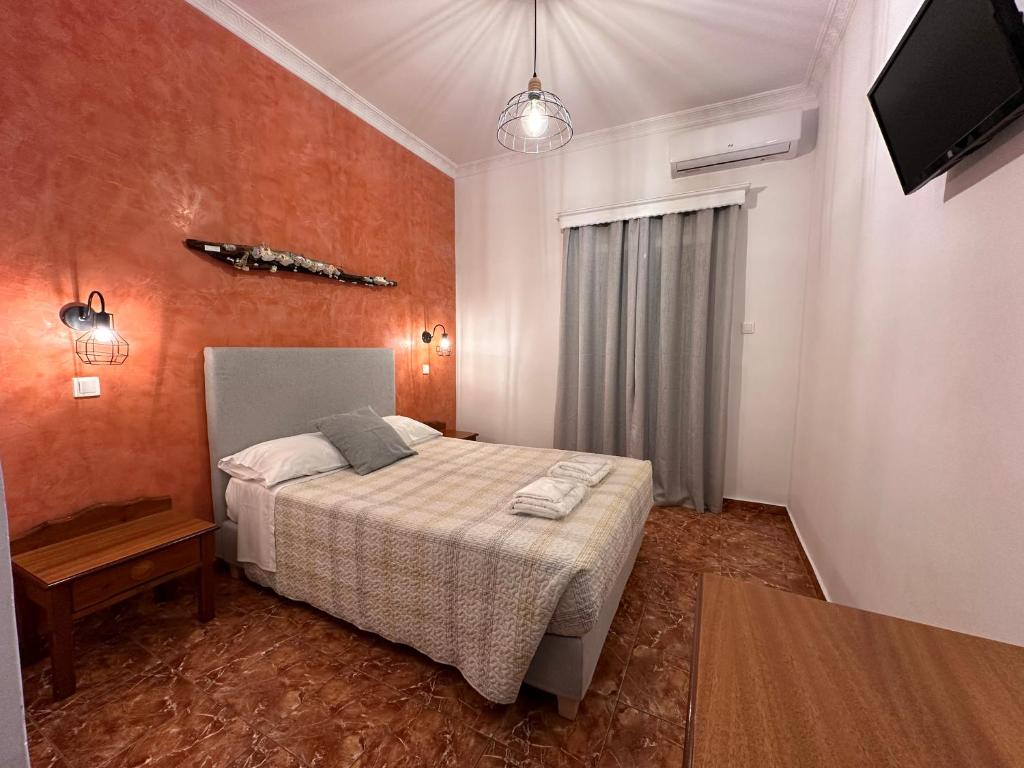 Postel nebo postele na pokoji v ubytování Villa Ilios