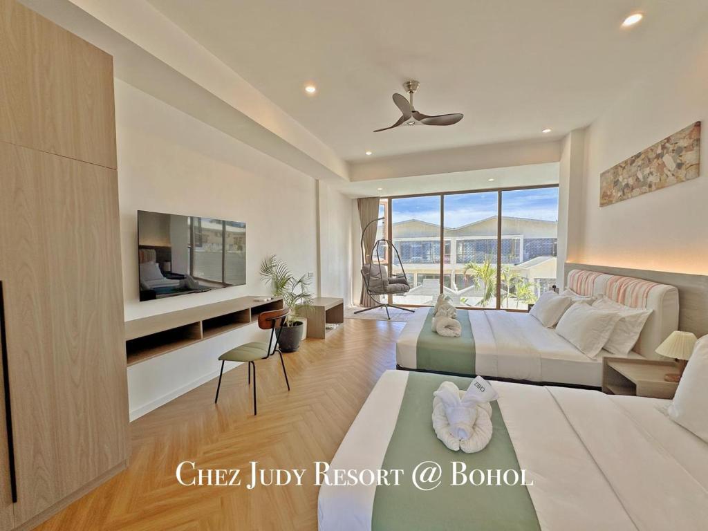 Posezení v ubytování Chez Judy Resort