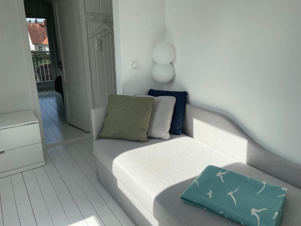 Posezení v ubytování Ferienhaus am Hafen Zingst