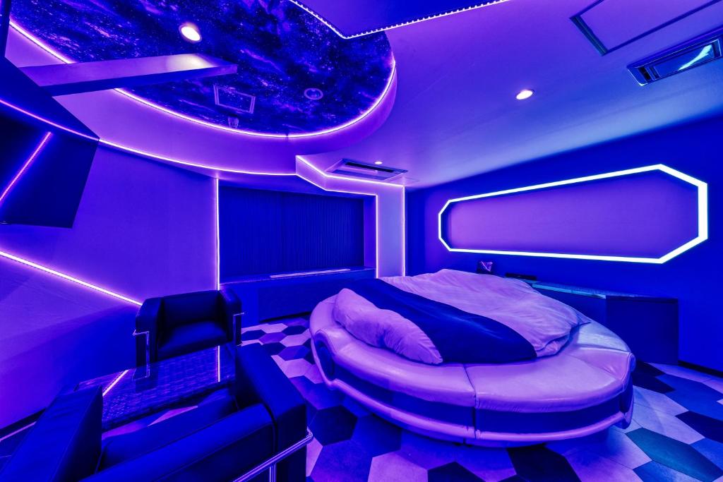 Posezení v ubytování Hotel Lotus Ibaraki -Adult Only