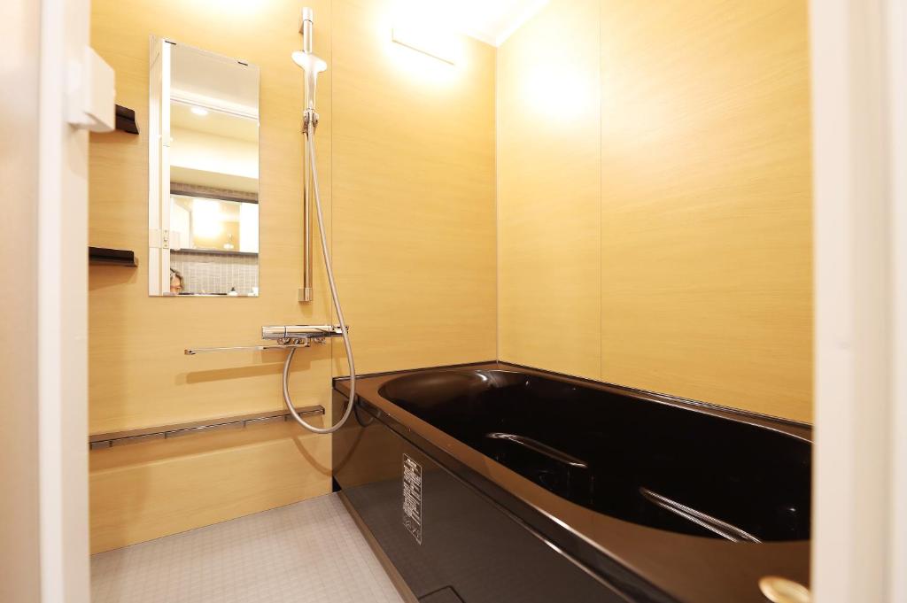 Koupelna v ubytování MolinHotels702 アクティビティを満喫できる札幌定山渓 天然温泉付-1L2Room K-Bed1&W-beds3 8persons