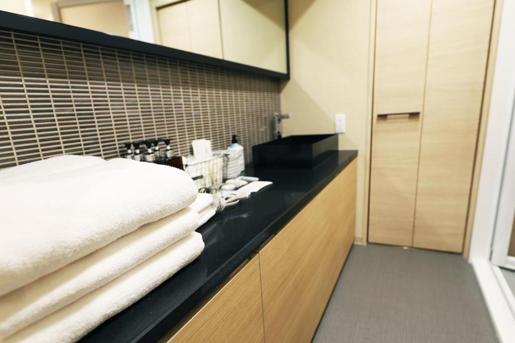 Kuchyň nebo kuchyňský kout v ubytování MolinHotels702 アクティビティを満喫できる札幌定山渓 天然温泉付-1L2Room K-Bed1&W-beds3 8persons