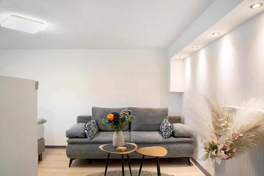 Posezení v ubytování Schönauer Hof - Wohnung Lux