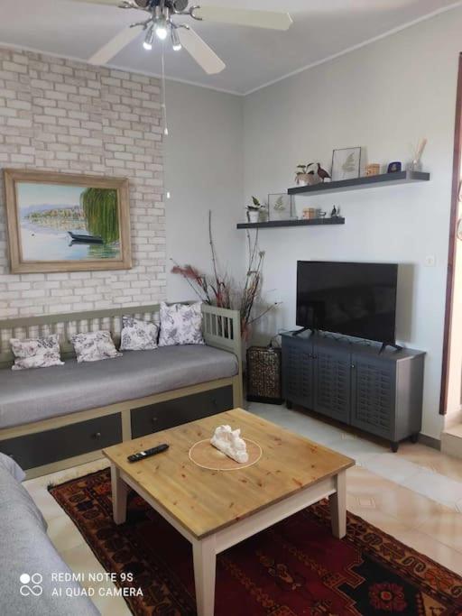 TV a/nebo společenská místnost v ubytování Thea apartments 1