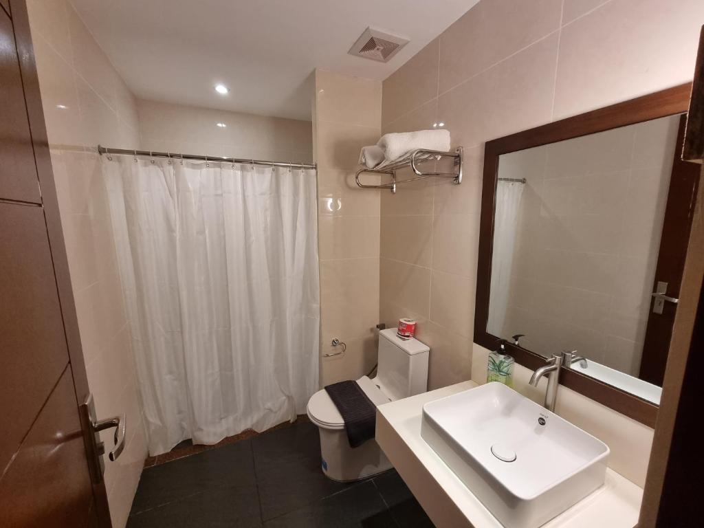 Koupelna v ubytování Altori Park Hotel