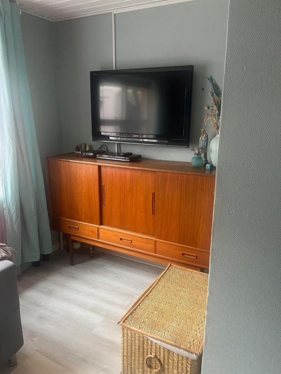 TV a/nebo společenská místnost v ubytování Bøllingsø Bed and Breakfast