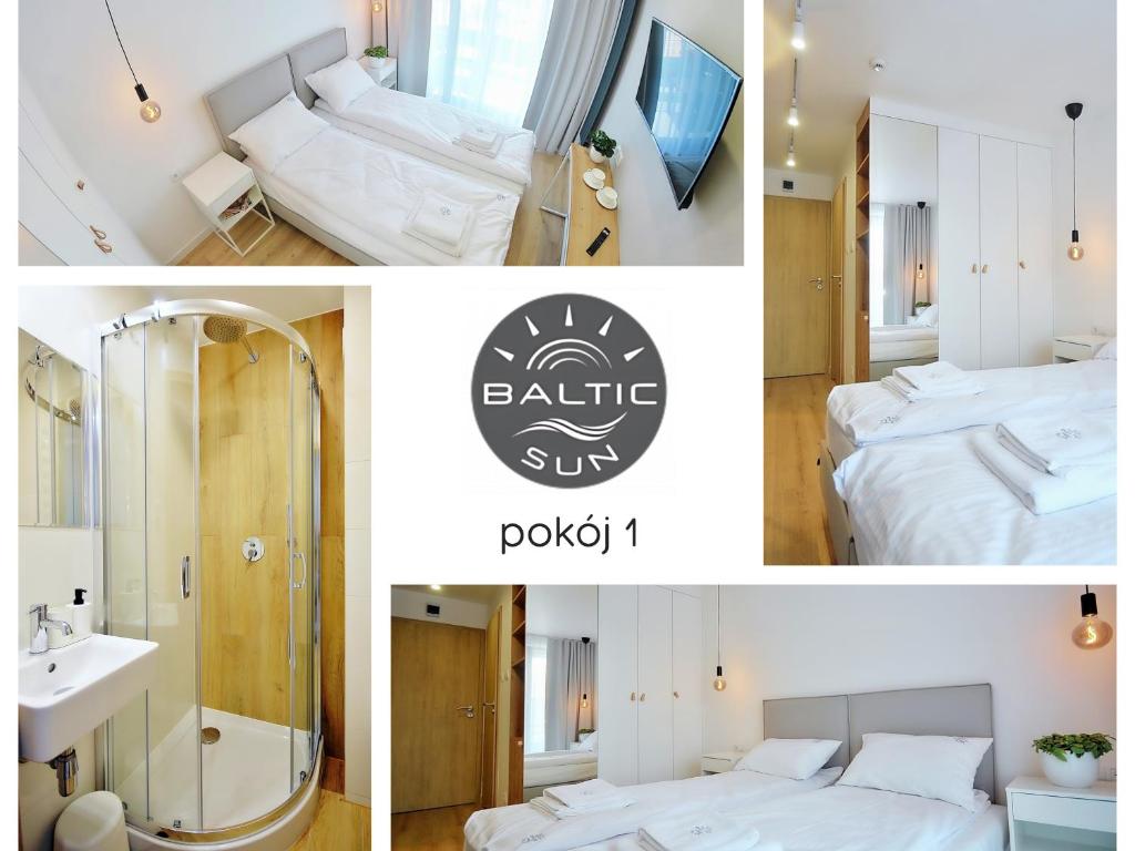 Posteľ alebo postele v izbe v ubytovaní Hotel Baltic Sun