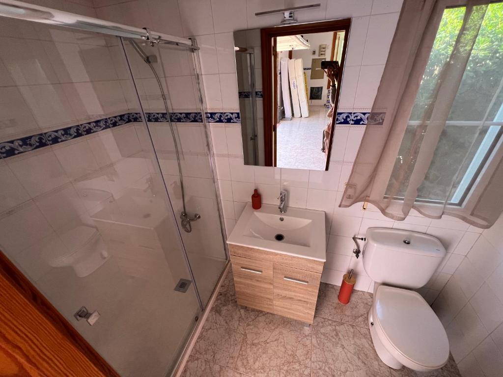 Koupelna v ubytování Villa Savanna