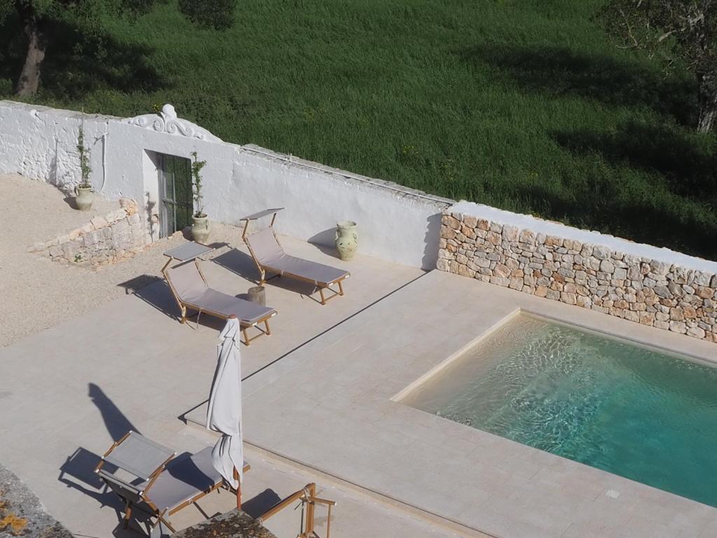 The swimming pool at or close to Antica Masseria San Benedetto