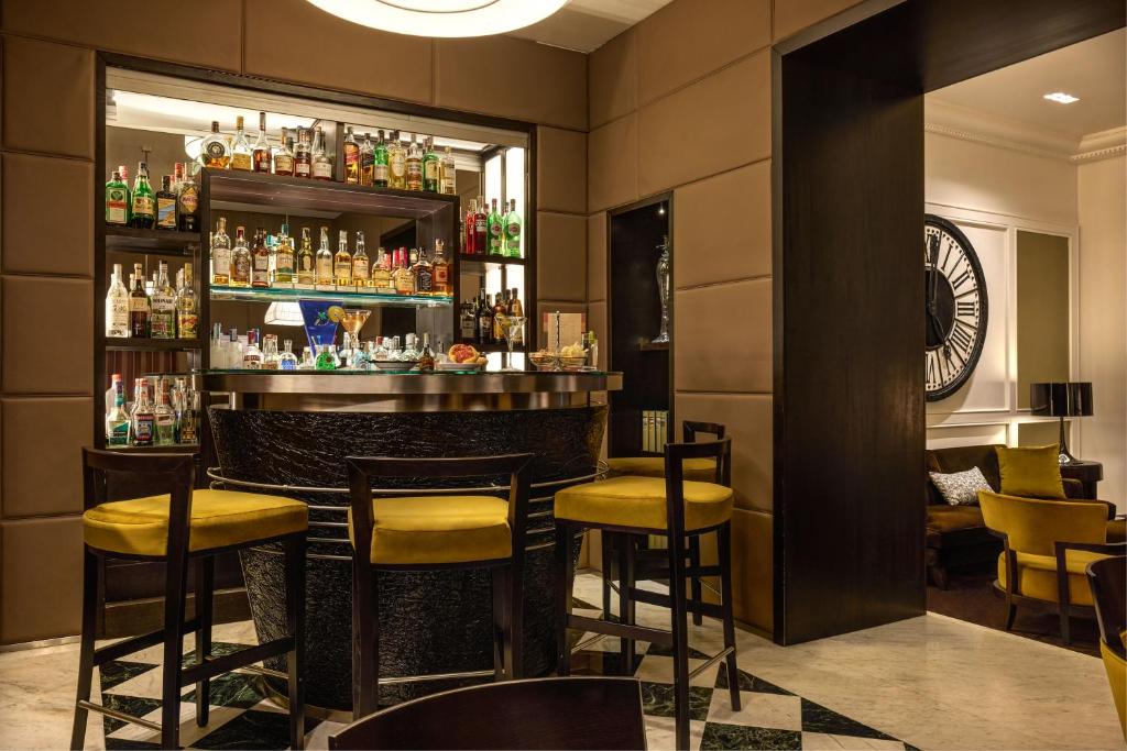 Lounge nebo bar v ubytování Hotel Mascagni
