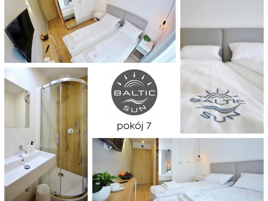Posteľ alebo postele v izbe v ubytovaní Hotel Baltic Sun
