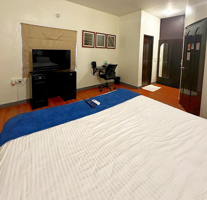 Postel nebo postele na pokoji v ubytování BRICK CASTLE