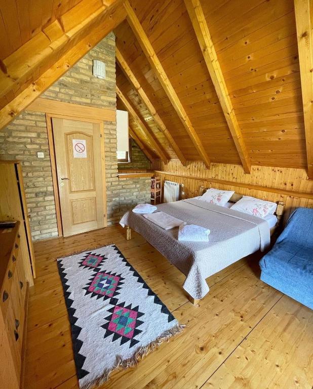 Postel nebo postele na pokoji v ubytování Vila Boska Palic