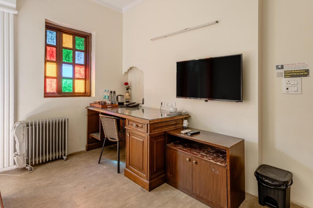 TV a/nebo společenská místnost v ubytování Cp Villa - Rooms with Patio