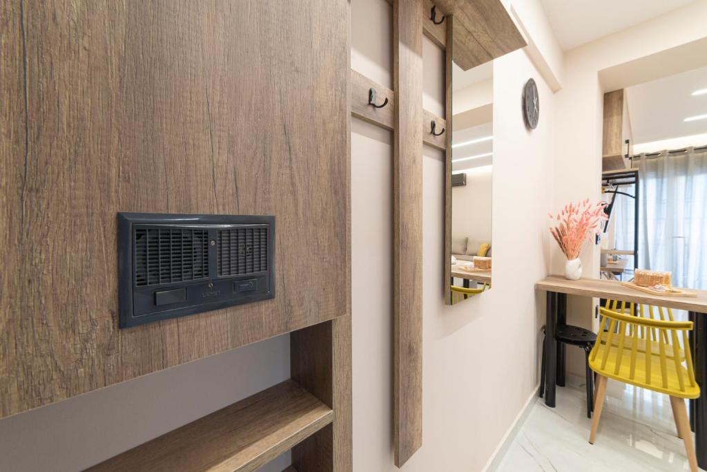 Kuchyň nebo kuchyňský kout v ubytování Elite Suite Loutraki