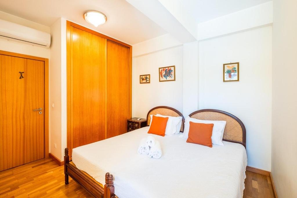 Postel nebo postele na pokoji v ubytování Apartamento Vista Marina
