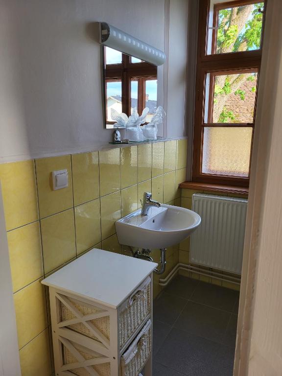 Koupelna v ubytování Sobodajalstvo Obal