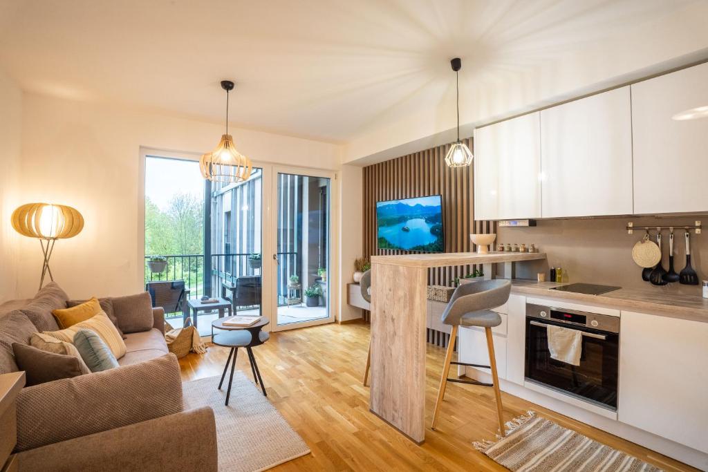 TV a/nebo společenská místnost v ubytování Mountain Suite Jula