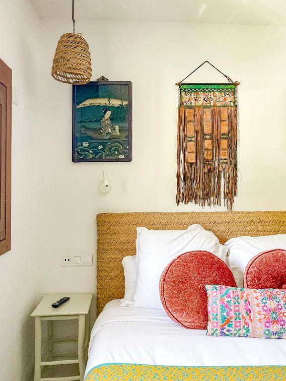 Postel nebo postele na pokoji v ubytování Hostal Mar y Sal
