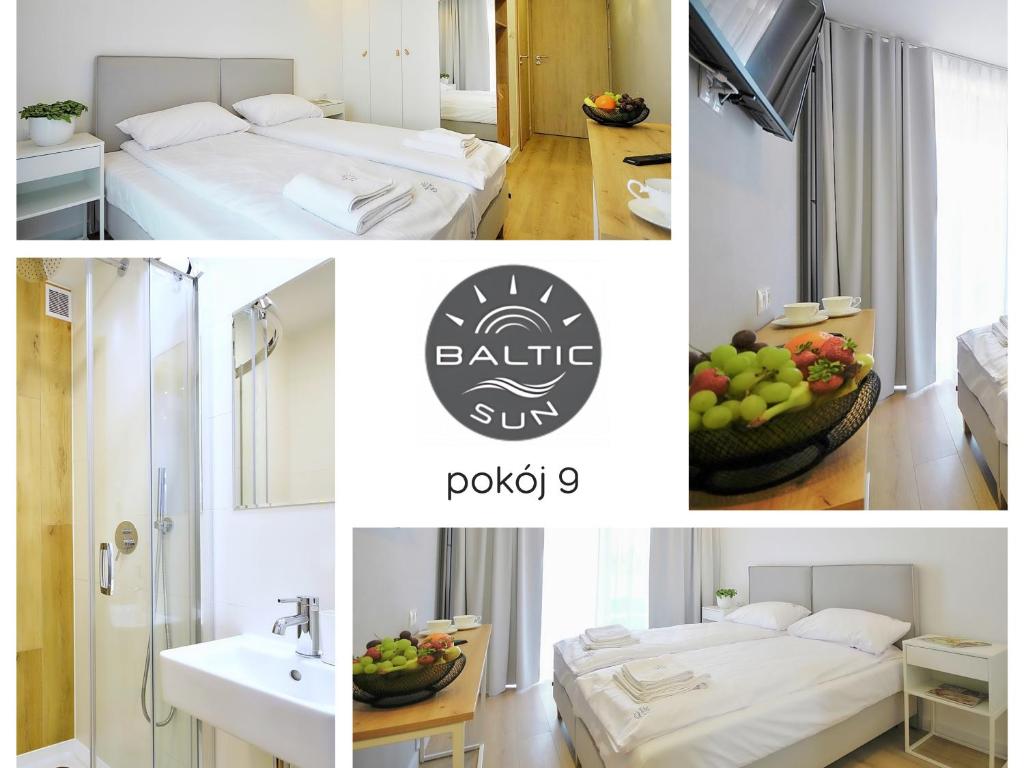 Posteľ alebo postele v izbe v ubytovaní Hotel Baltic Sun