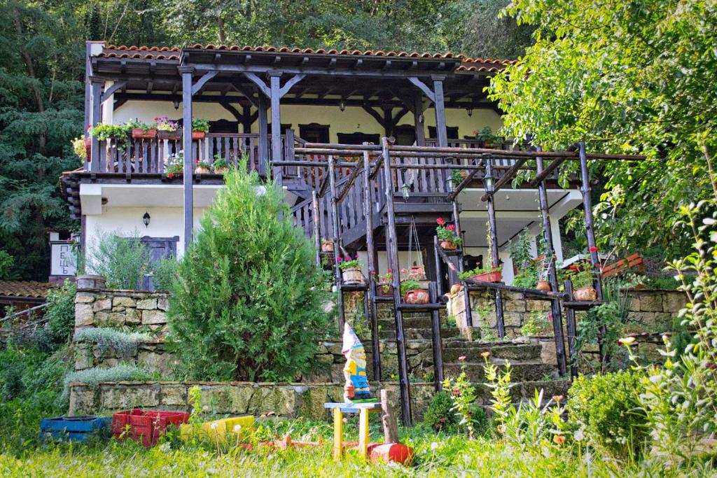 Zahrada ubytování Milkovata Guest House