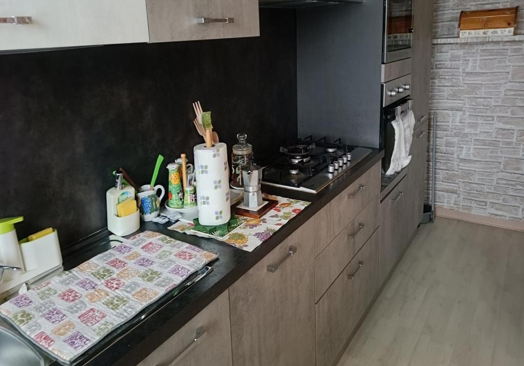 Kuchnia lub aneks kuchenny w obiekcie La Magnolia B&B