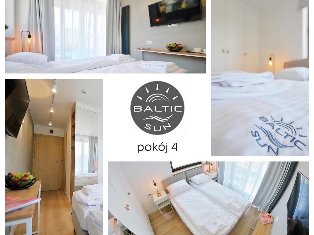Posteľ alebo postele v izbe v ubytovaní Hotel Baltic Sun