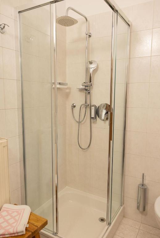Koupelna v ubytování Hotel Garni Christin
