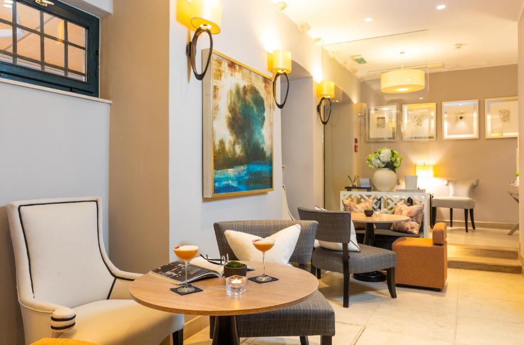 Posezení v ubytování Boutique Hotel Stari Grad