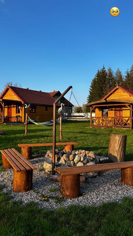 Zahrada ubytování Domki u Wiesi