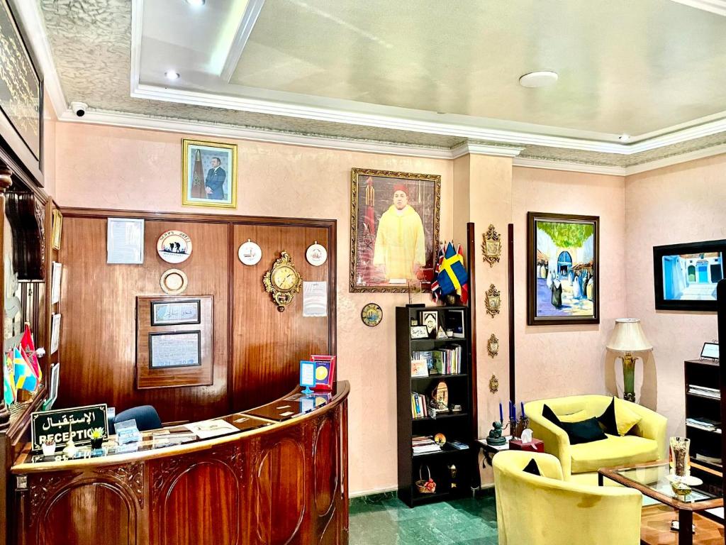 TV a/nebo společenská místnost v ubytování Sary's Hotel