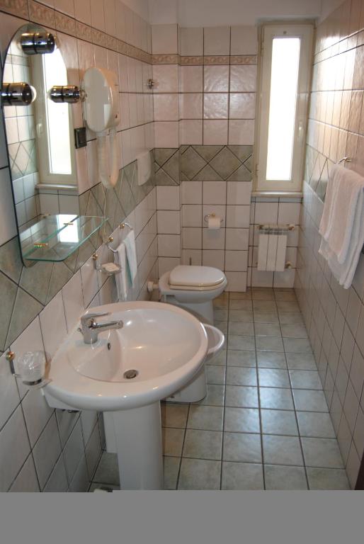Koupelna v ubytování Hotel Nespolo D'Oro