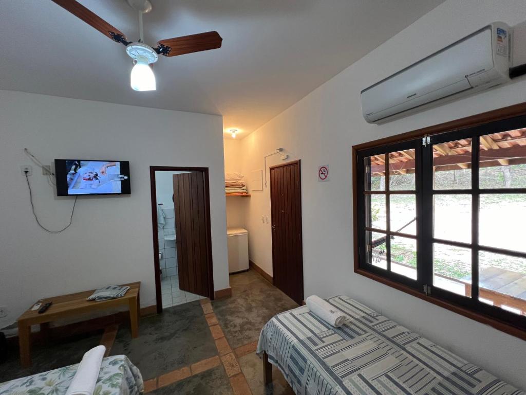 Pousada Complexo Paraíso - Parque Nacional da Serra da Canastra - Triple Room Con Vista De Montaña