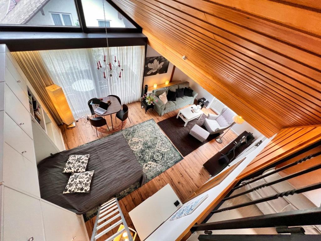 Posezení v ubytování Aixpress Apartment