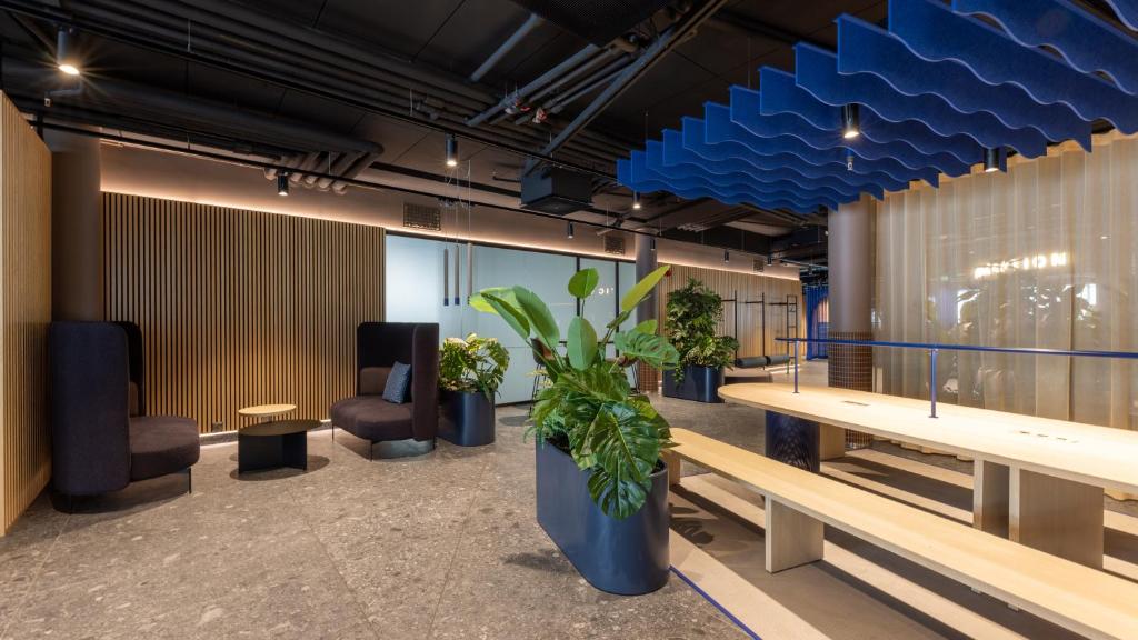 Posezení v ubytování Citybox Helsinki