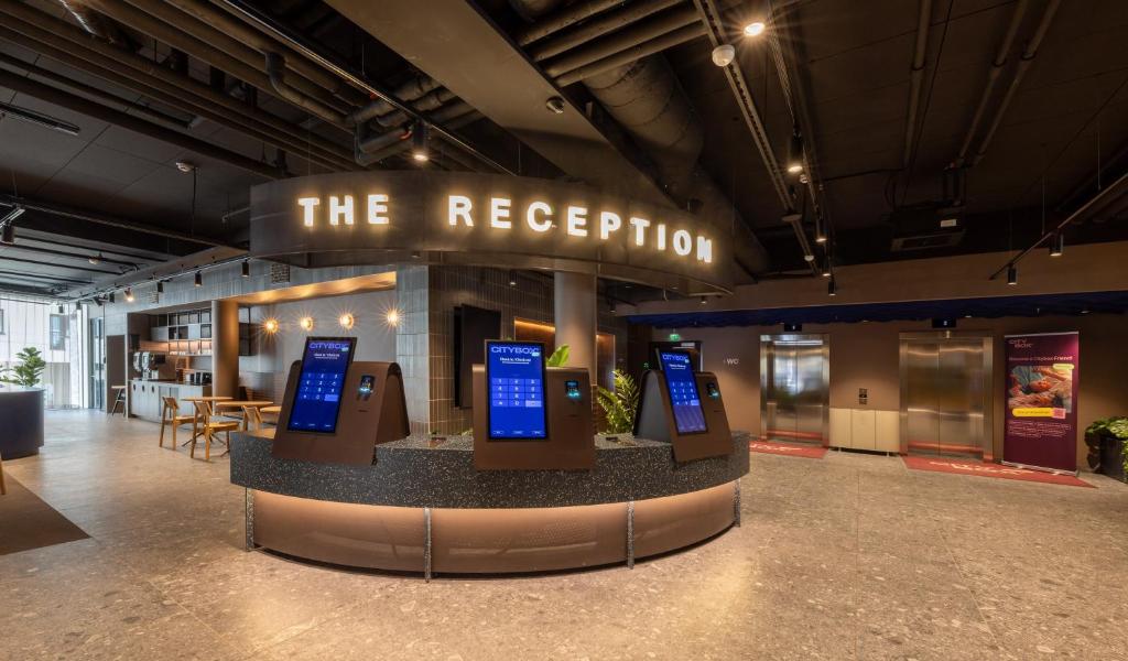 Vstupní hala nebo recepce v ubytování Citybox Helsinki