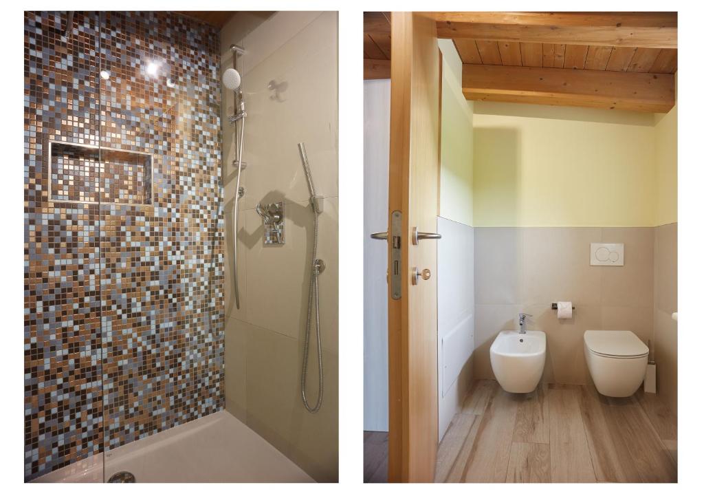 Koupelna v ubytování B&B Agorà