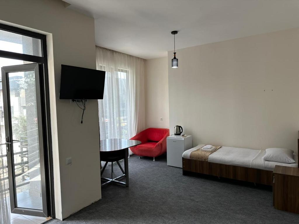 Postel nebo postele na pokoji v ubytování Guest House Nikola