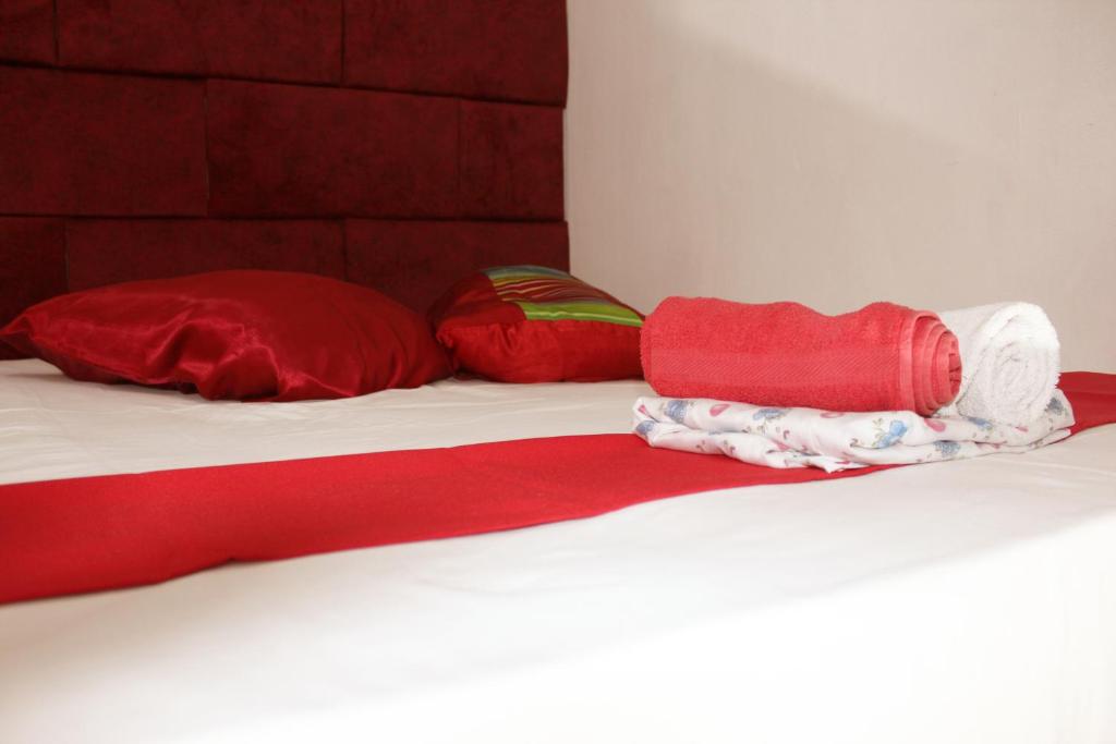 Postel nebo postele na pokoji v ubytování Hotel Erisun