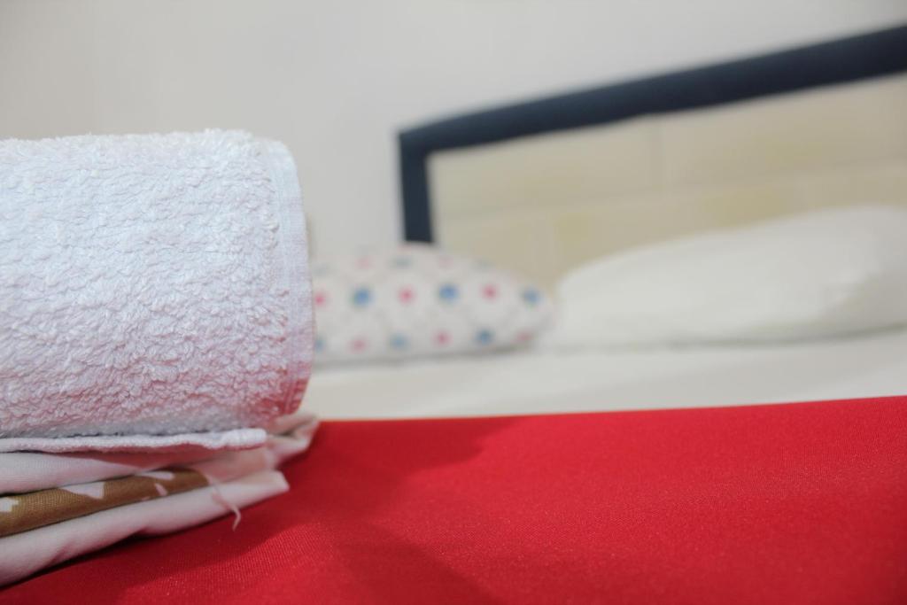 Postel nebo postele na pokoji v ubytování Hotel Erisun