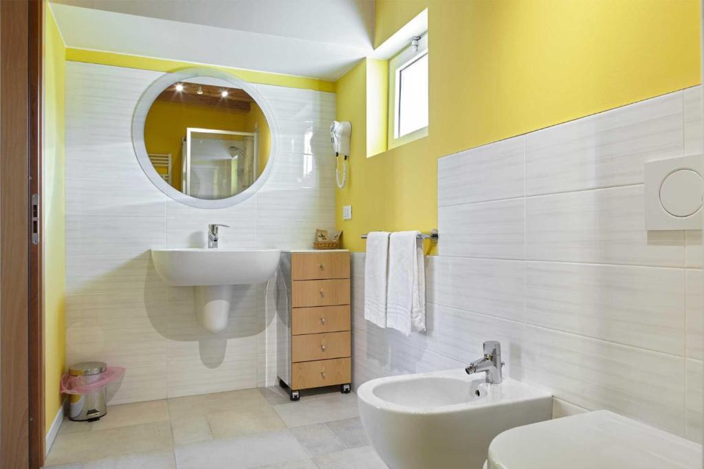 Koupelna v ubytování B&B Agorà