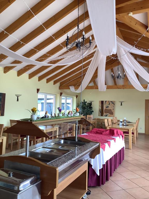 Posezení v ubytování Mosel Ferienresidenz ZickZack
