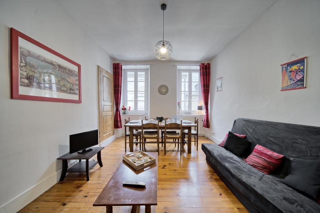 Χώρος καθιστικού στο Appartement à Luchon