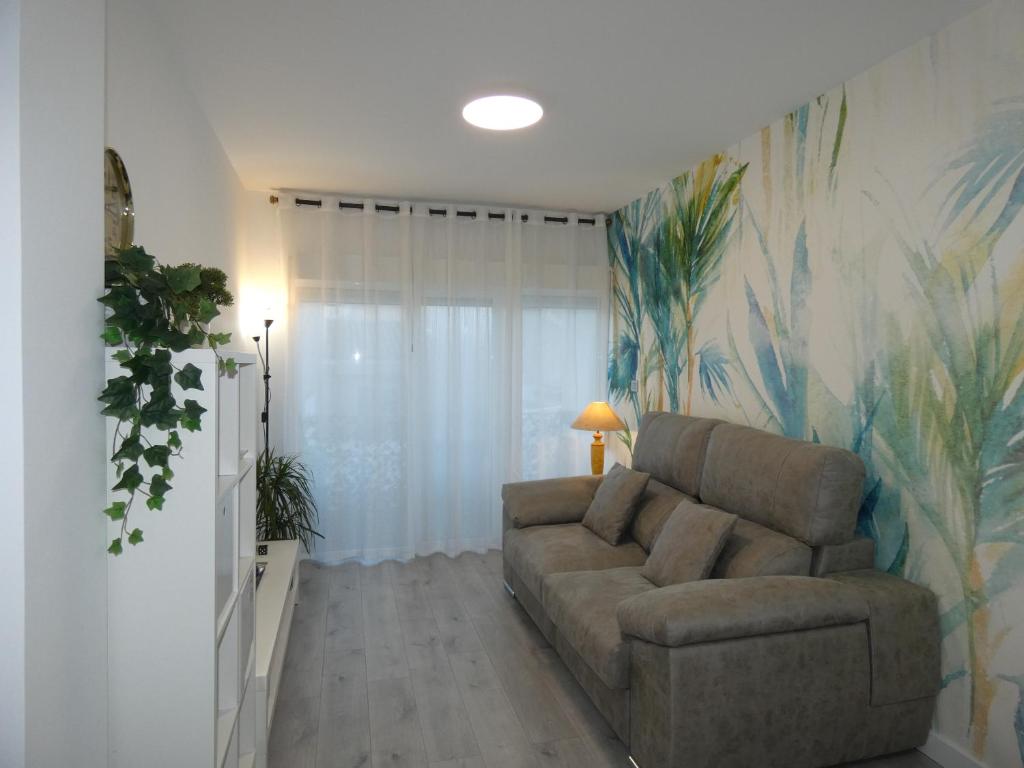 Posezení v ubytování Vivienda en centro de Yecla